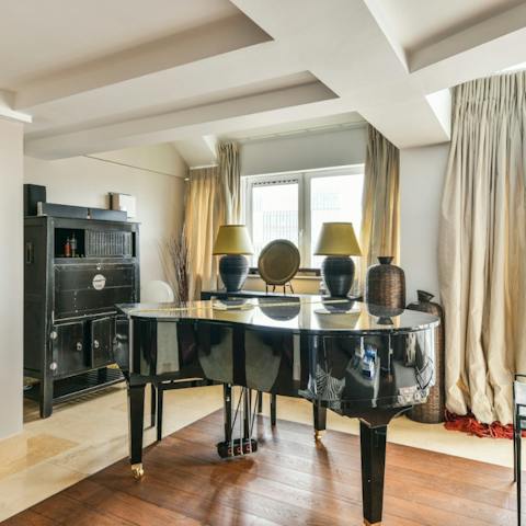 Organise a sing-along around the grand piano