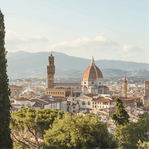 Explore iconic sights across central Florence