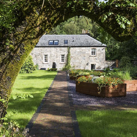Take a stroll around the idyllic gardens