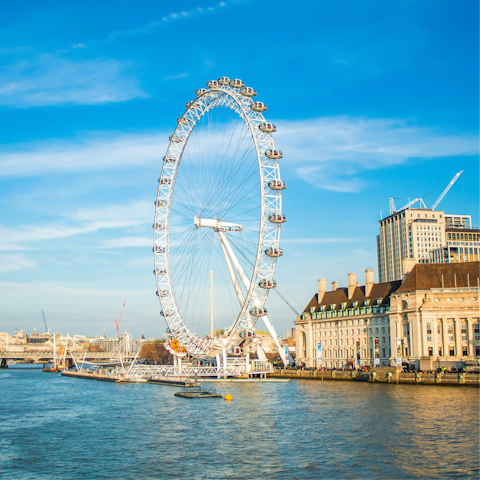 Take the Tube from Colindale to Waterloo to see the London Eye