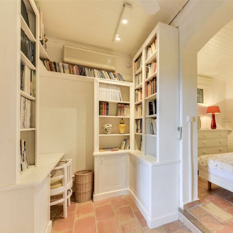 Unwind in your own cosy little library