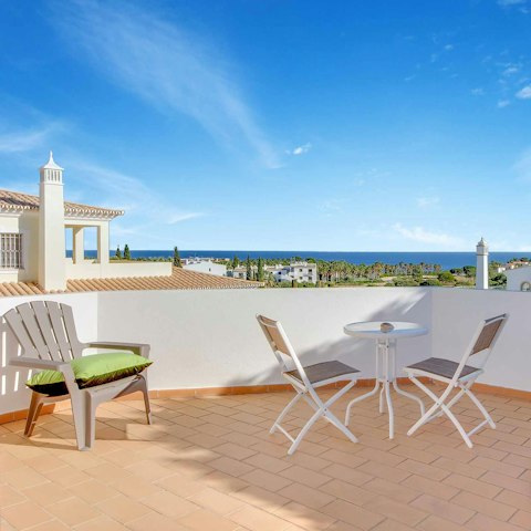 Savour stunning sea views from the rooftop terrace
