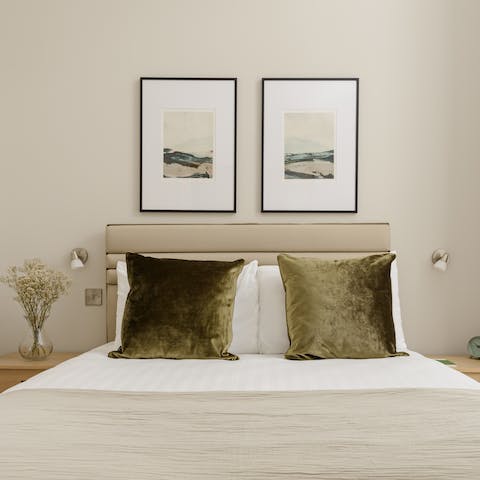 Rest up after a busy day sightseeing in the comfortable bed
