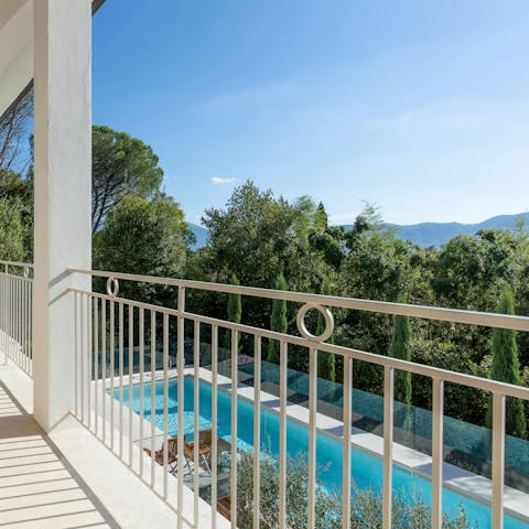 Admire the views over the rolling hills