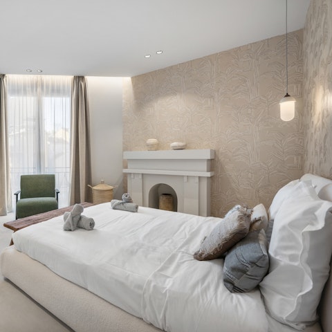 Drift off to sleep in the boutique-style bedrooms