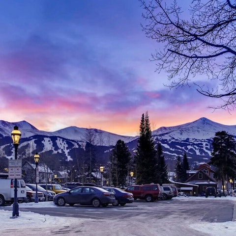 Witness the breathtaking sunsets of Breckenridge