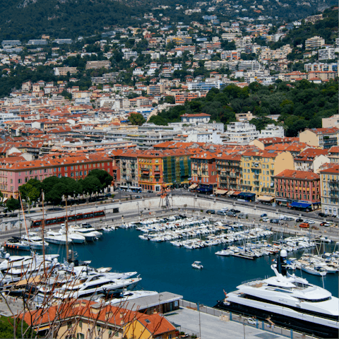 Be in Nice in no time when staying at this property