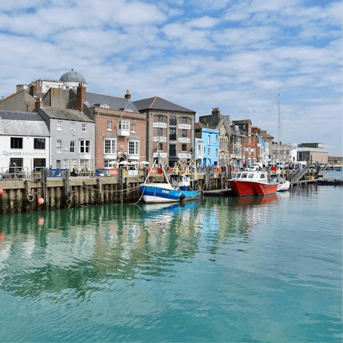 Spend the day in Weymouth, thirty minutes by car