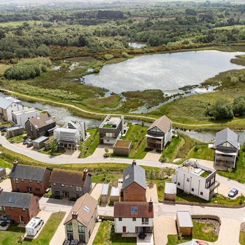 Discover the estate's shared pool, waterways, and other perks