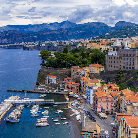 Take a day trip to Sorrento, twenty-seven minutes away by car