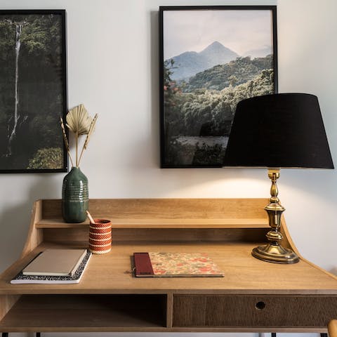 Get some work done at the designated workspace