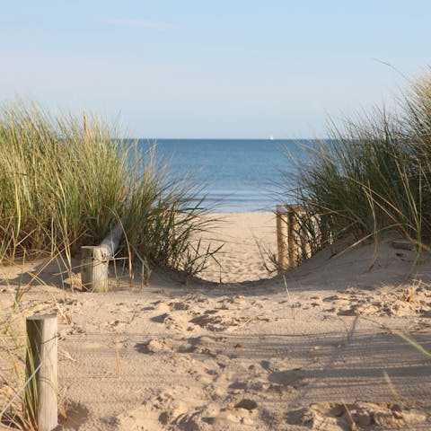 Take a day trip to the coast, just twenty-five minutes away by car