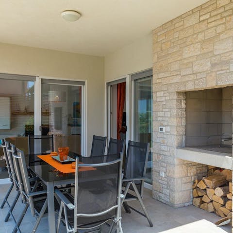 Fire up the barbecue and dine alfresco