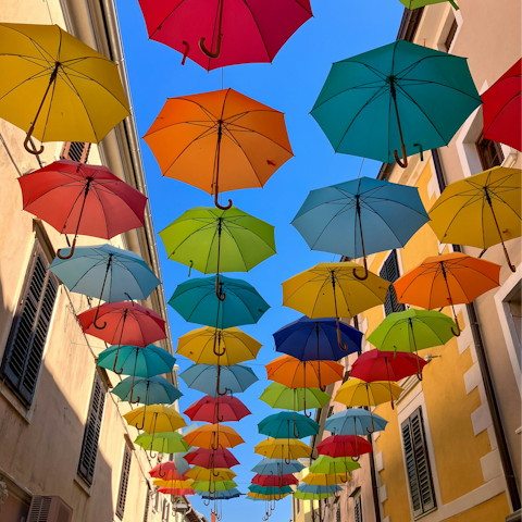 Explore the picturesque town of Novigrad, a five-minute drive away