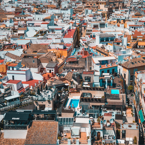 Take in the view from nearby La Giralda