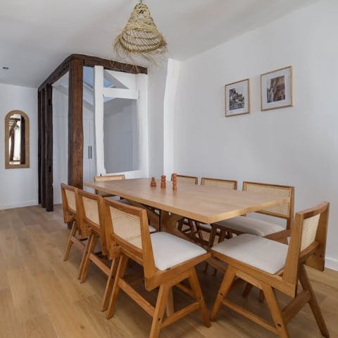 Shop for cheese, bread, and wine and have a feast