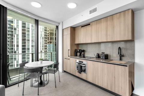 Cook with the downtown skyline as your backdrop