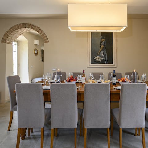 Enjoy the curated art and chic interiors