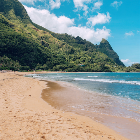 Snorkel in the clear waters of Kukui’ula Harbor Beach – it's a short drive away