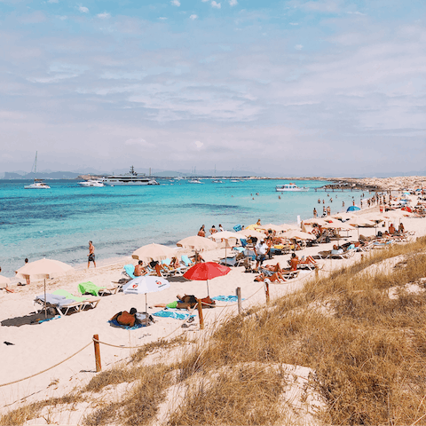 Check out Marbella's sandy beaches, a short drive away