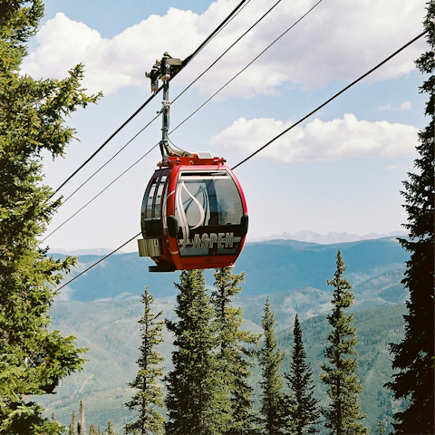 Discover all Aspen has to offer – Gondola Plaza is a short walk away