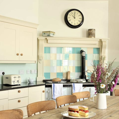 Hire a private chef through your host and enjoy delicious spread