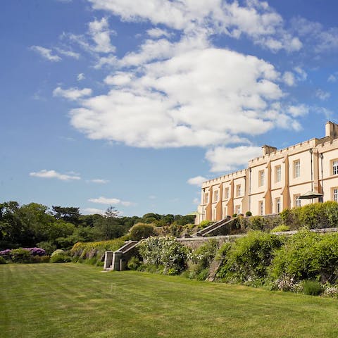 Explore over fifty acres of woodland grounds