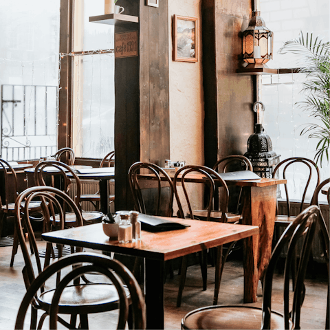 Head into the Old Town for a morning coffee or tea