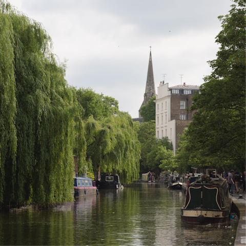 Start your day with a run along nearby Regent's Canal