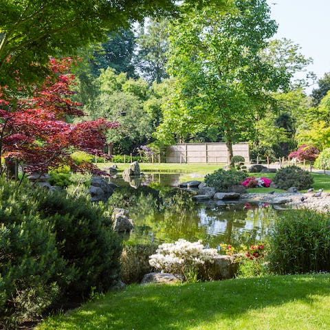 Have a stroll in nearby leafy Holland Park