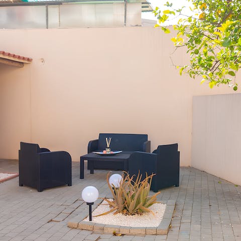 Raise a glass in the garden to your Sardinian getaway