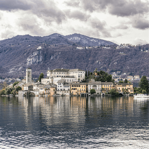 Take in the beauty of Lake Orta