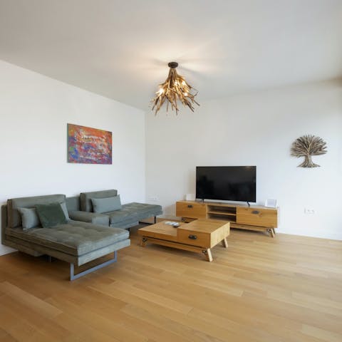 Sit back and unwind with a crisp glass of Ouzo