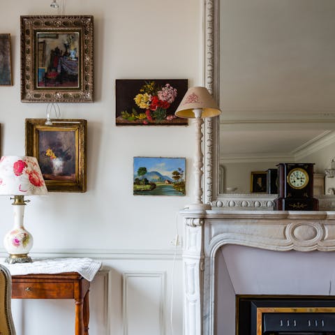Fall in love with the home's vintage aesthetic