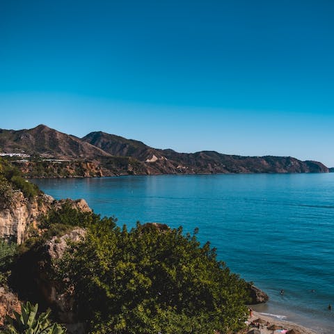 Walk just 800m to the nearest sandy beach