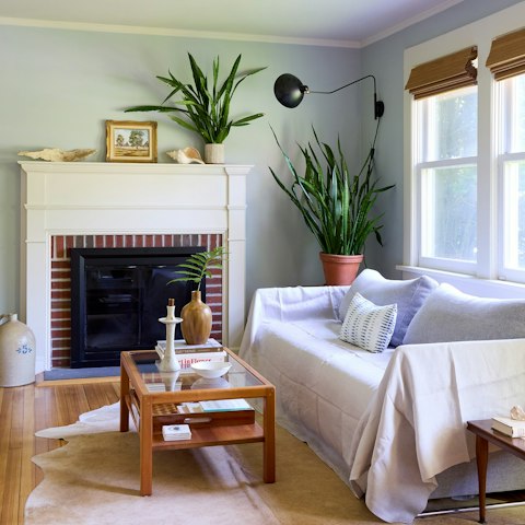 Curl up for an evening by the cosy fireplace after a busy day