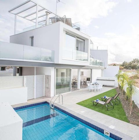 Take a cooling dip in your own private pool