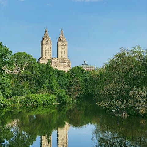 Enjoy a leisurely stroll around the nearby Central Park