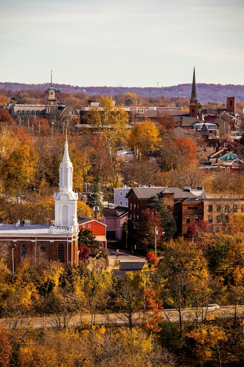 Explore charming Poughkeepsie, a twenty-minute drive away