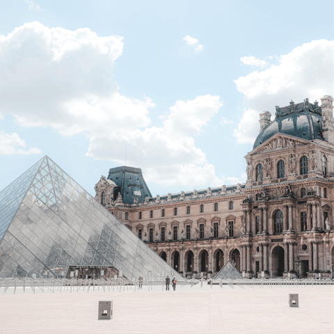 Take a trip to the Louvre, a must- see while in Paris
