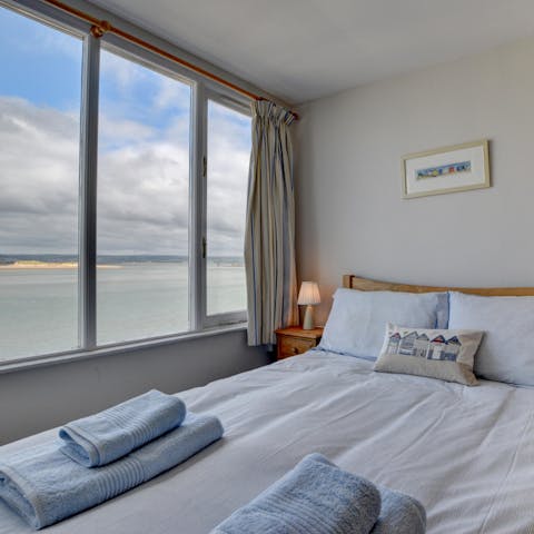 Wake up to mesmerising views across the water and feel inspired to explore