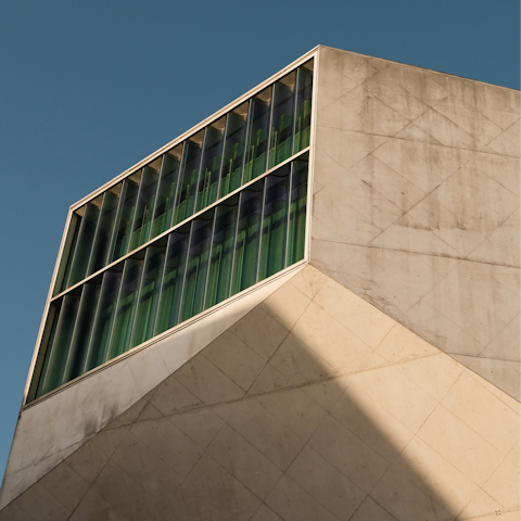 Enjoy a memorable night at the  Casa da Música, a short drive away