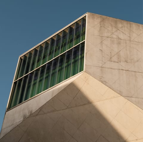 Enjoy a memorable night at the Casa da Música, a short drive away