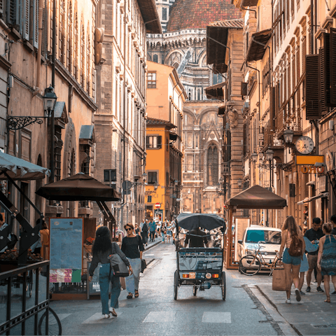 Wind your way through the historic streets to the Cathedral