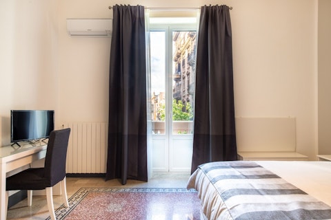 Take in the city sights from your bedroom window