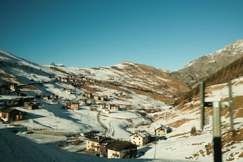 Wander Livigno's charming alpine streets lined with shops and restaurants