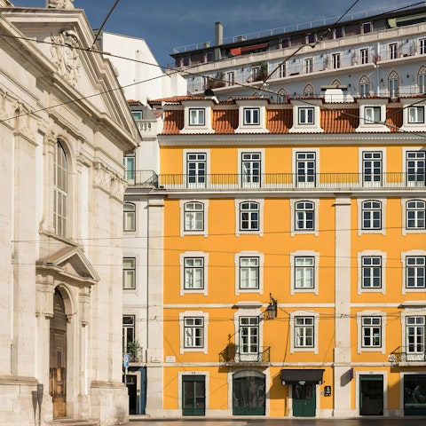 Step outside and discover the historic heart of Baixa