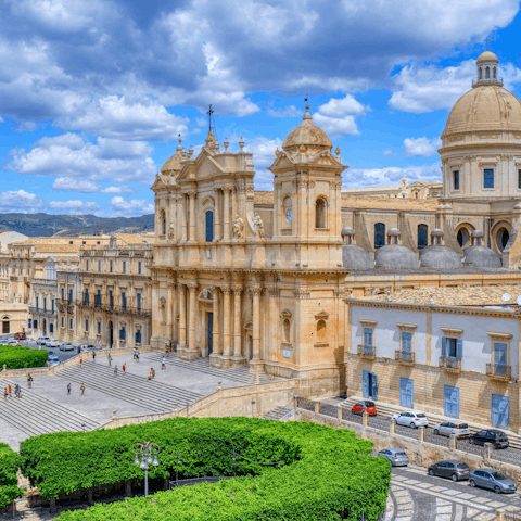Begin your Sicilian adventure with a day trip to Noto