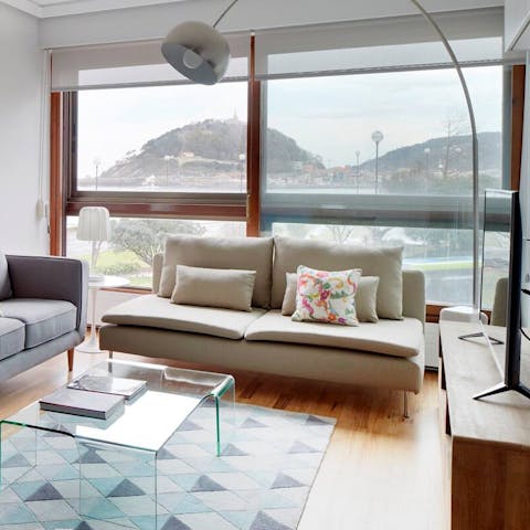 Enjoy the epic sea views