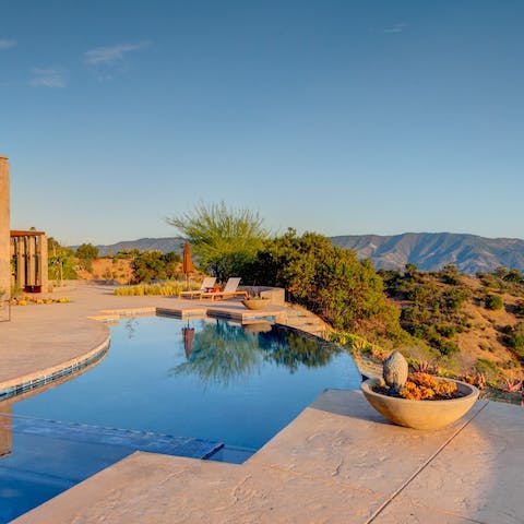 Fabulous views from the infinity pool
